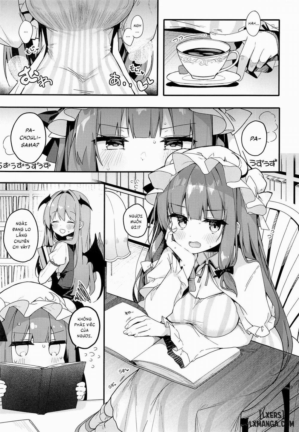 Daitoshokan no Majo wa Kyou mo Shitarinai Oneshot trang 3