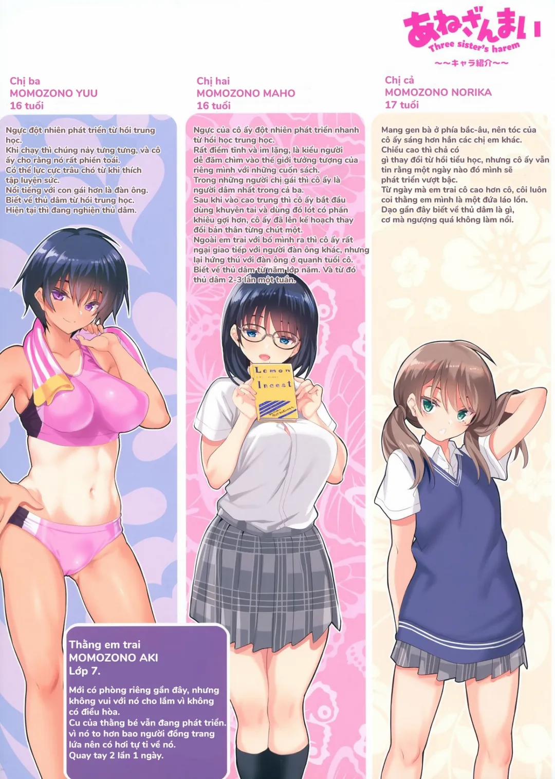 Dàn harem ba chị em Oneshot trang 34