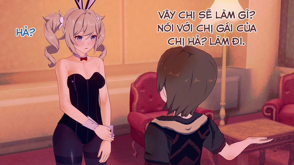 Dàn harem của Timmie. (Genshin Impact) Barbara 4 trang 27