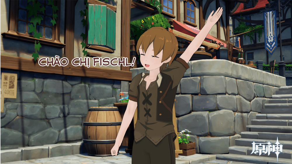 Dàn harem của Timmie. (Genshin Impact) Fischl 1 trang 17