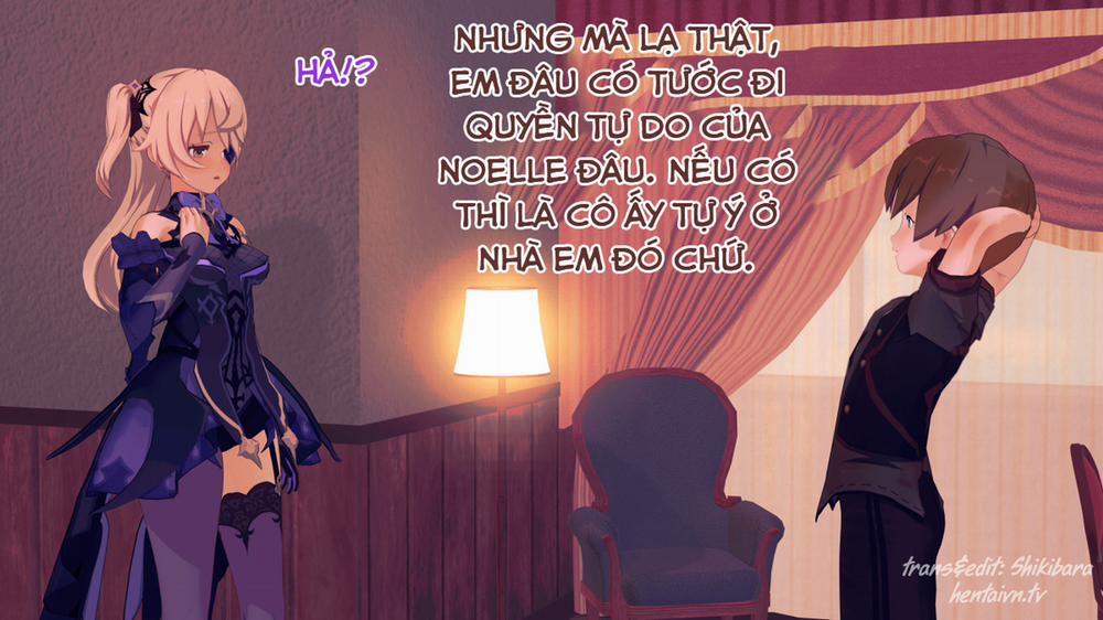 Dàn harem của Timmie. (Genshin Impact) Fischl 4 trang 5