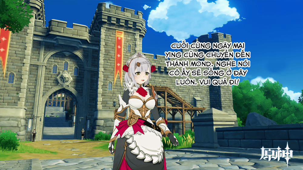 Dàn harem của Timmie. (Genshin Impact) Noelle 1 trang 3