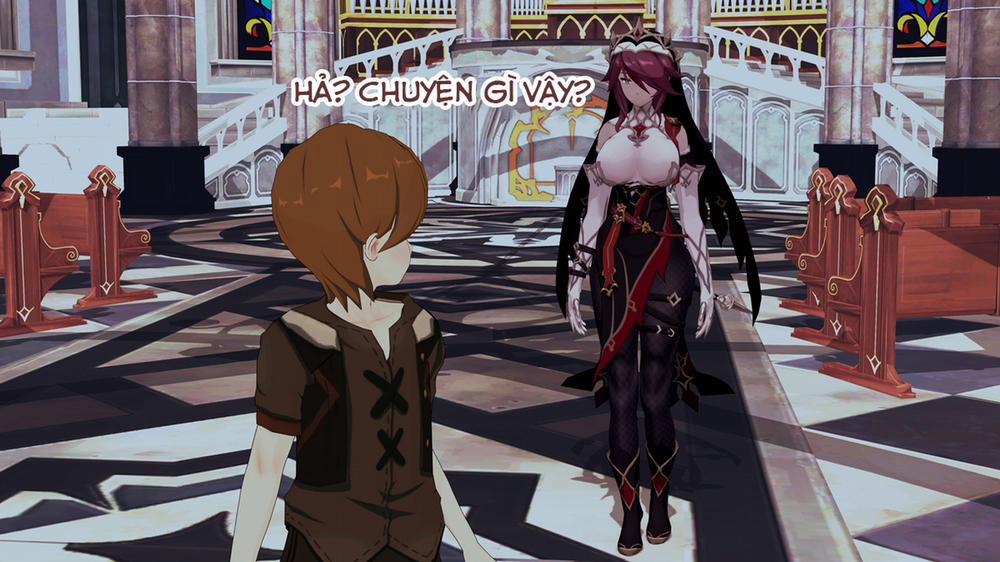 Dàn harem của Timmie. (Genshin Impact) Rosaria 1 trang 22