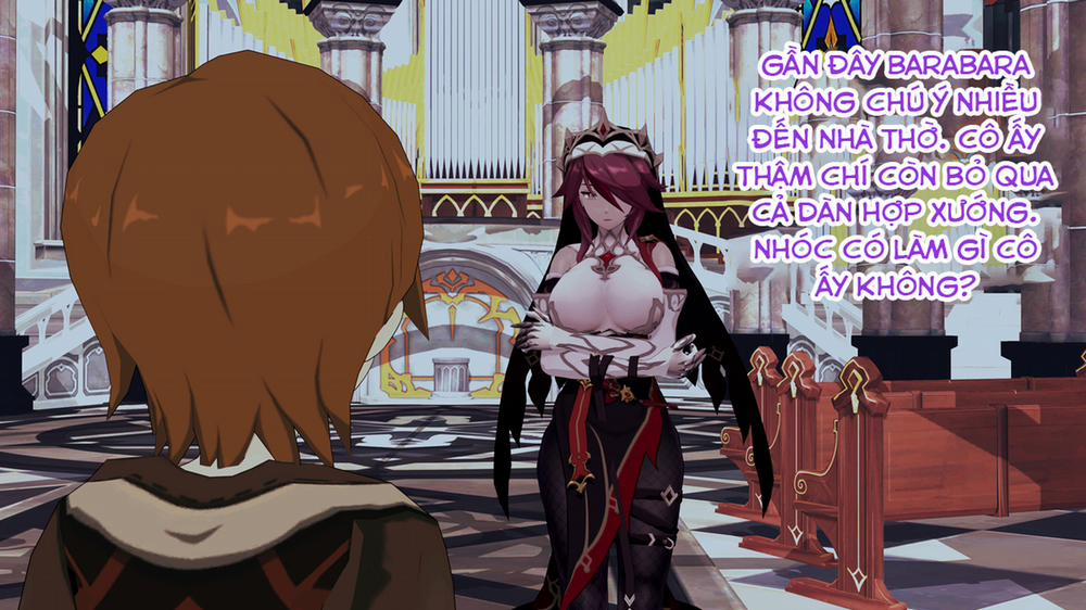 Dàn harem của Timmie. (Genshin Impact) Rosaria 1 trang 28