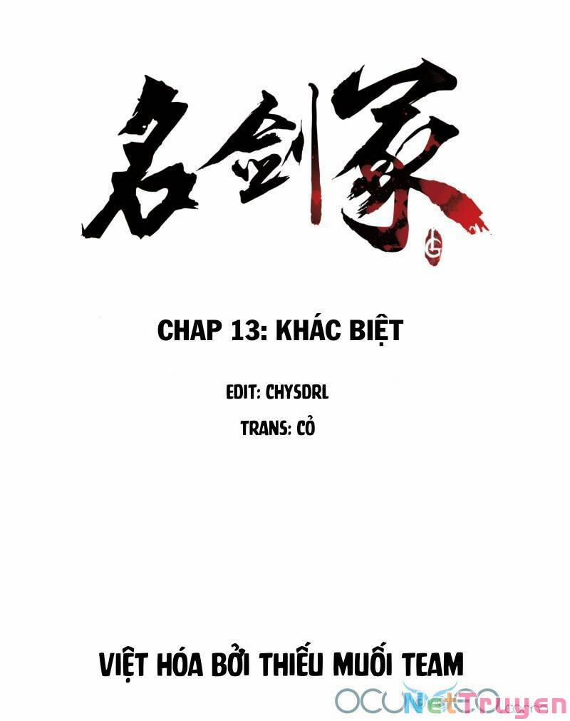 Danh Kiếm Chủng 13 trang 1
