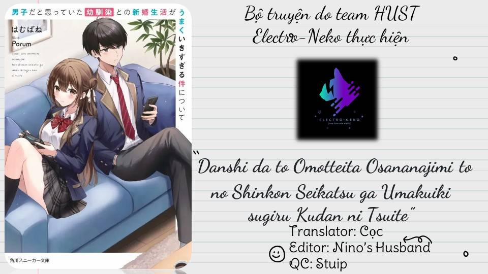 Danshi Da To Omotteita Osananajimi To No Shinkon Seikatsu Ga Umakuiki Sugiru Kudan Ni Tsuite 1.1 trang 26