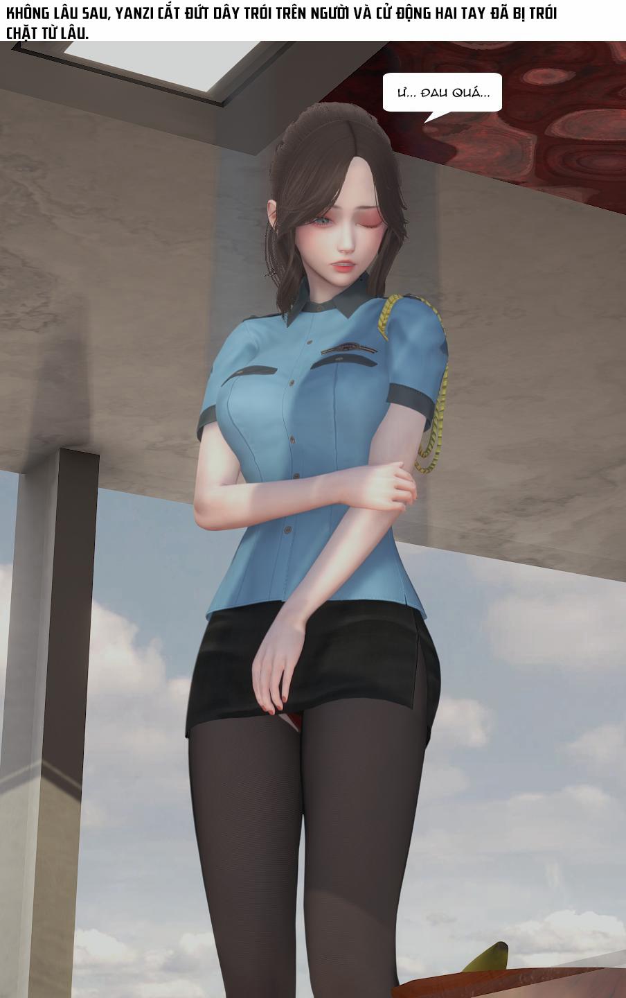 Đào tạo nữ cảnh sát xinh đẹp bị trói 7 trang 14