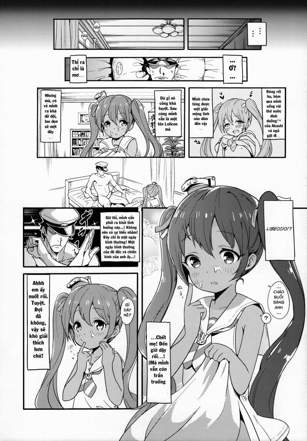 Đào tiên của Libeccio (Kantai Collection, -KanColle-) Oneshot trang 8