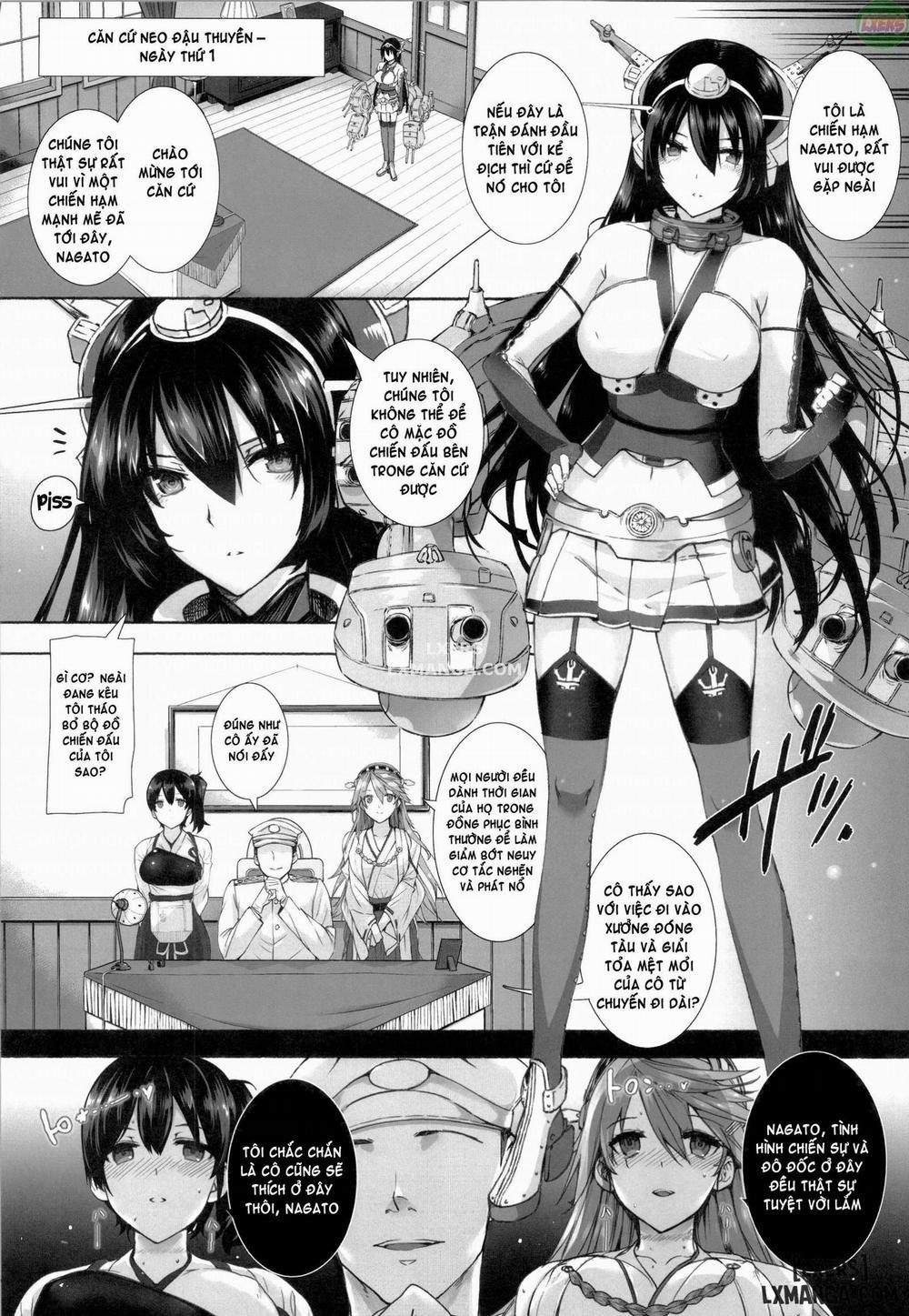 Daraku Senkan -Otoko wo Shiranakatta KanMusu tachi Oneshot trang 4