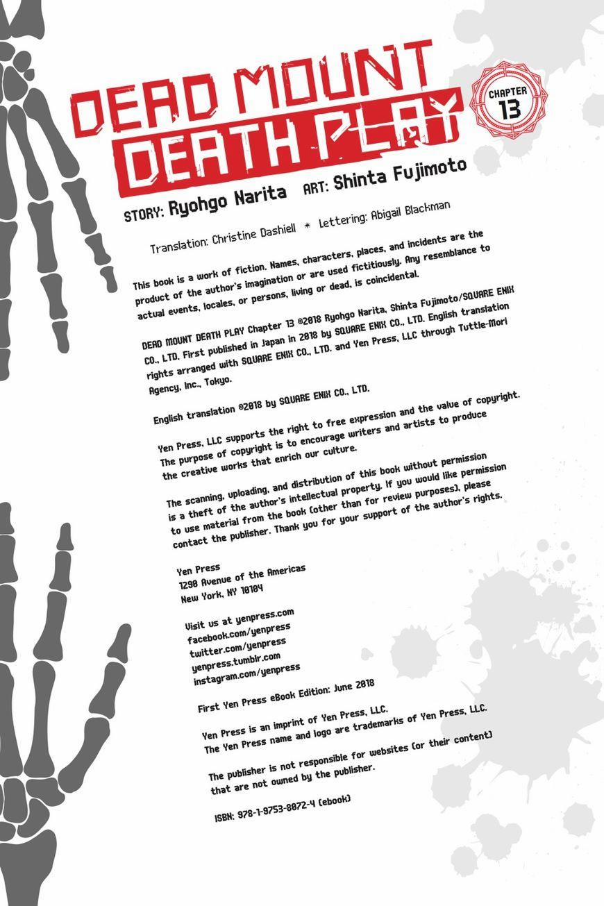 Dead Mount Death Play 13 trang 26