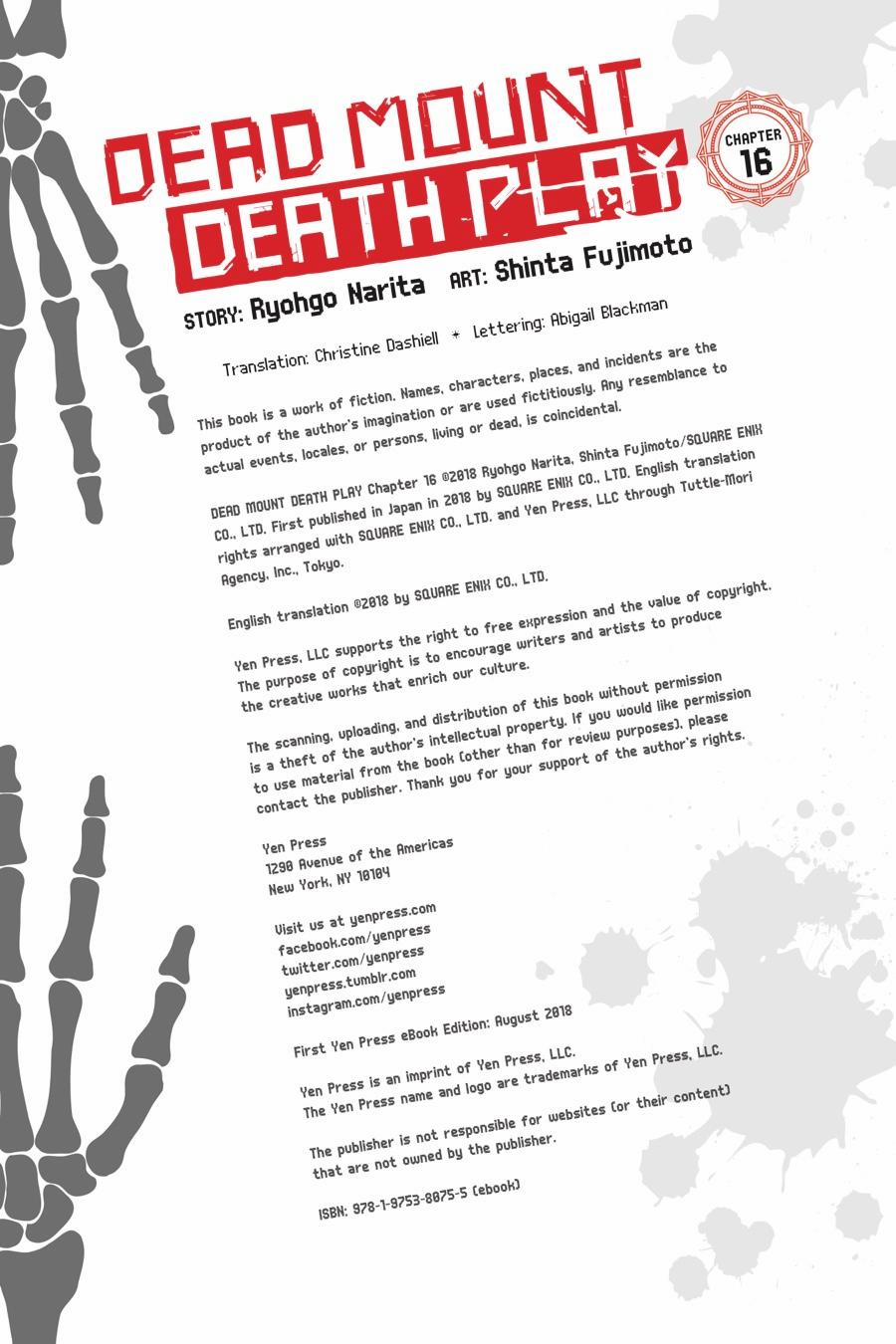 Dead Mount Death Play 16 trang 29