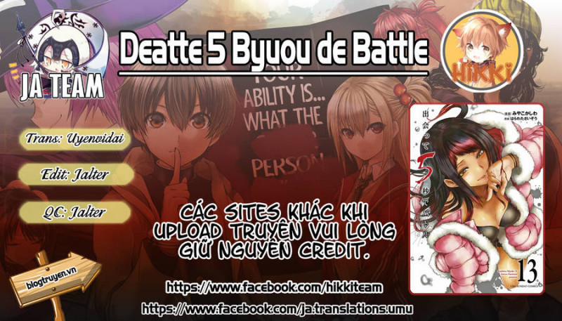 Deatte 5 Byou De Battle 111 trang 0