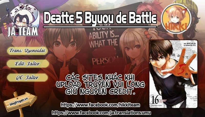 Deatte 5 Byou De Battle 138 trang 0