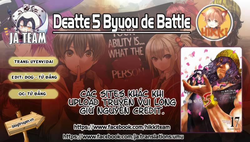 Deatte 5 Byou De Battle 171 trang 0