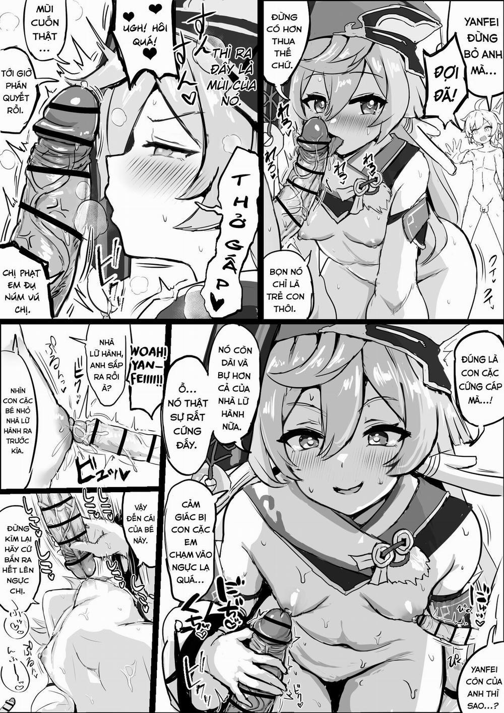 Dekachin Shota o Nukinuki suru Yanfei to Hu Tao Oneshot trang 2