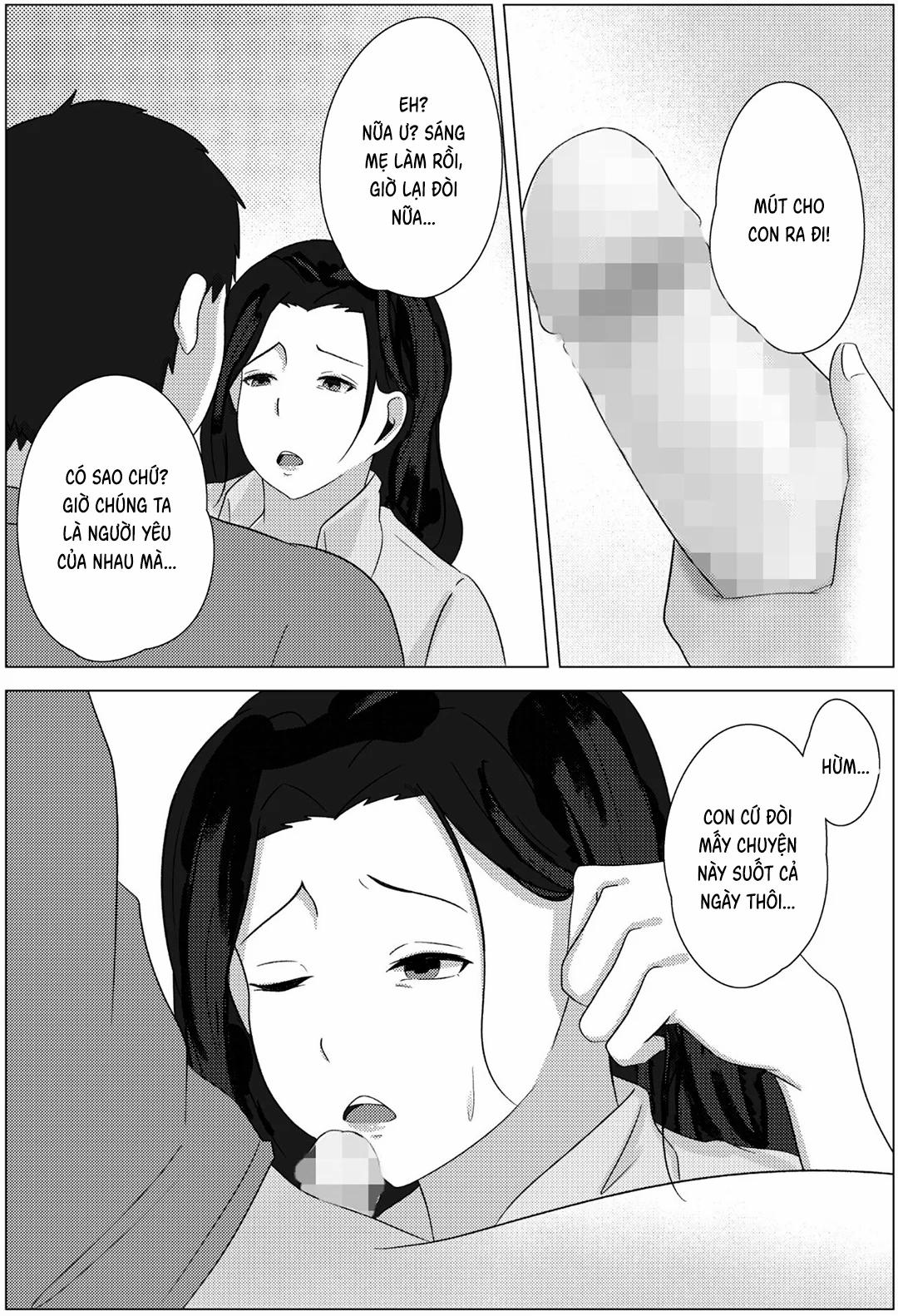 Đêm lẻn vào phòng mẹ! Oneshot trang 36