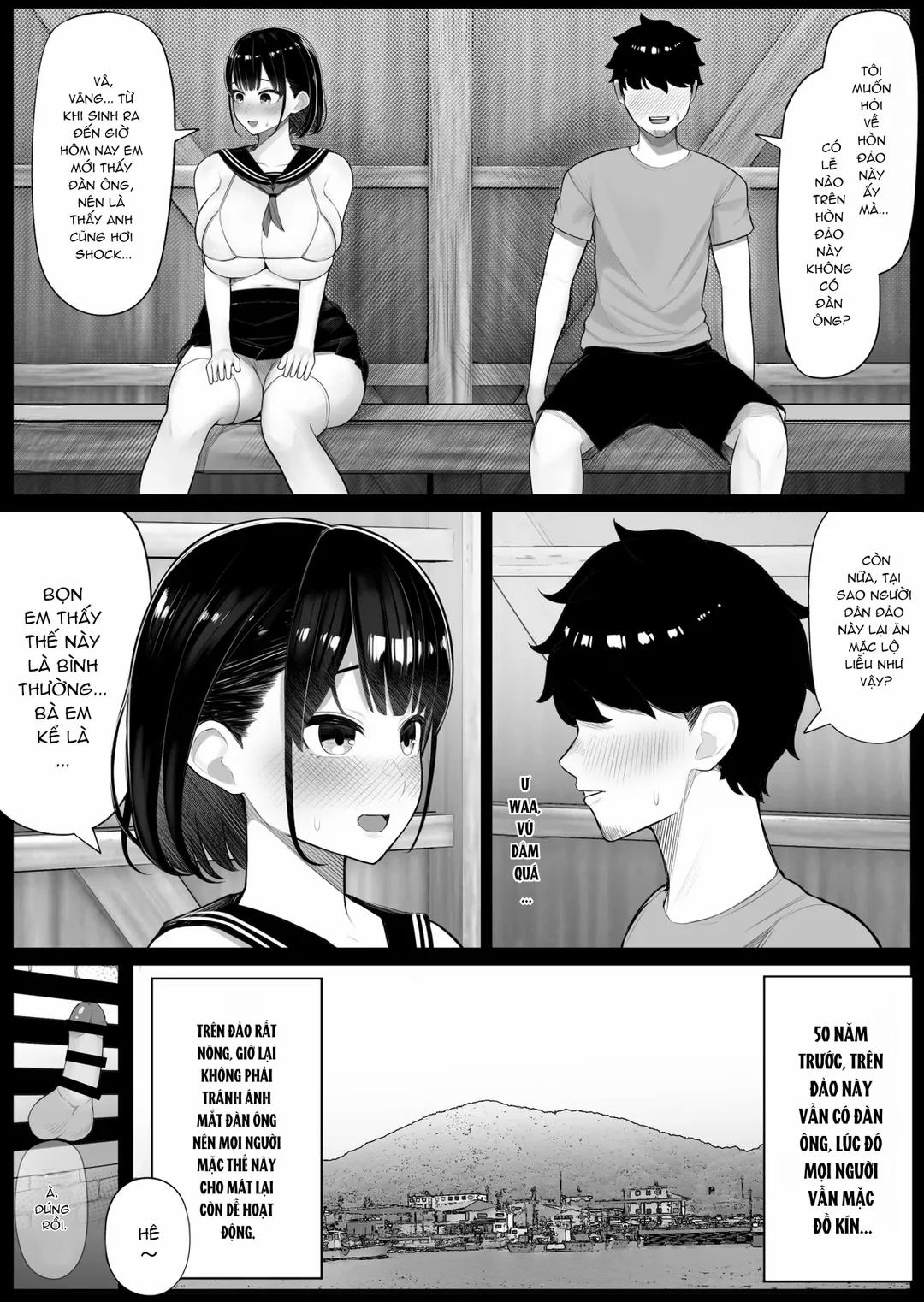 Đến hòn đảo toàn phụ nữ Oneshot trang 4