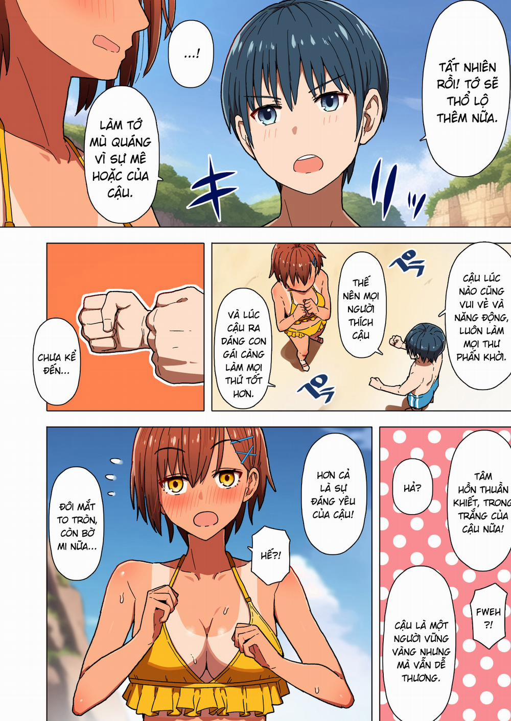 Đi dã ngoại với lớp, tôi bị cướp luôn gấu Oneshot mất trang 17