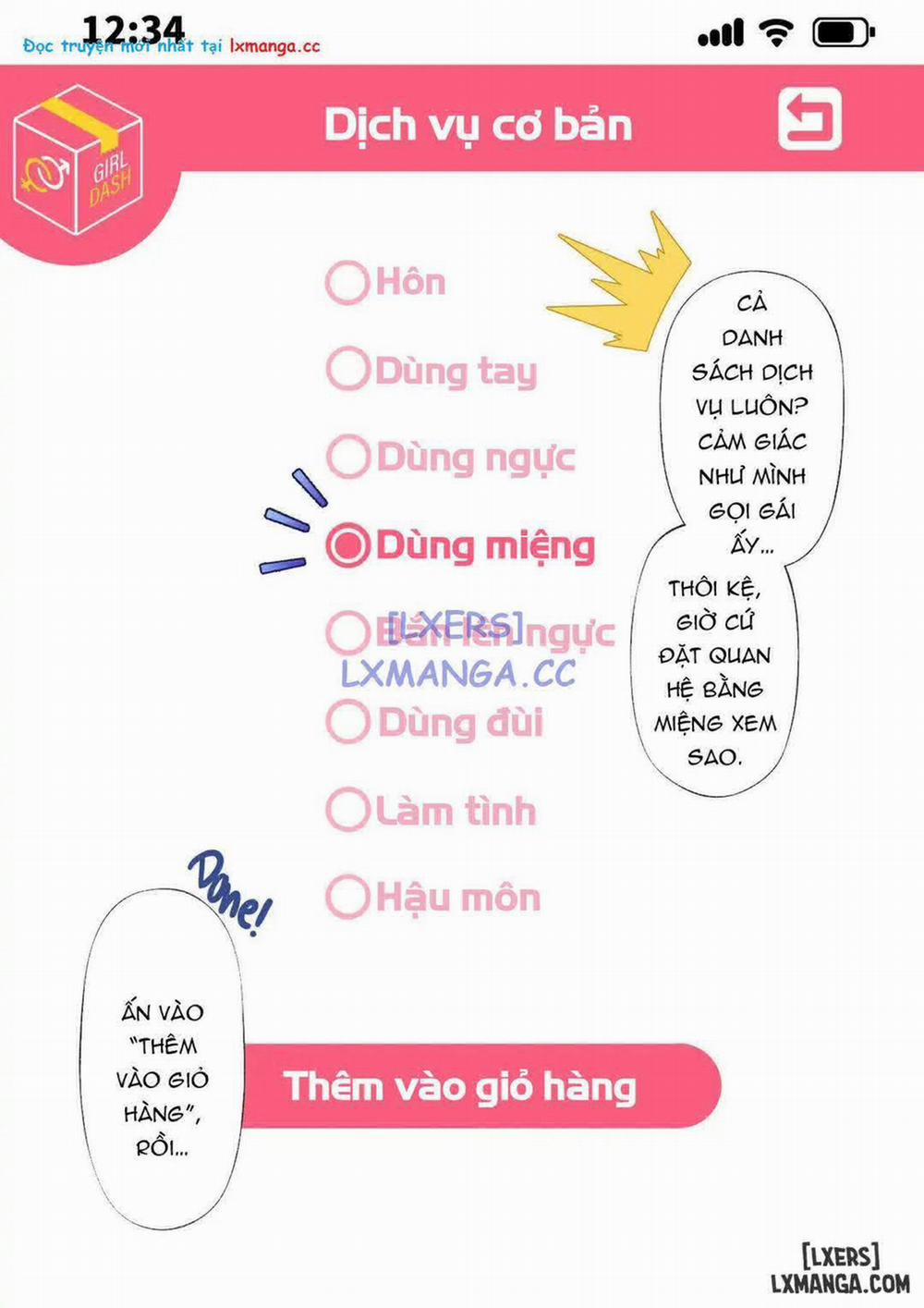 Dịch Vụ Giao Gái Oneshot trang 7