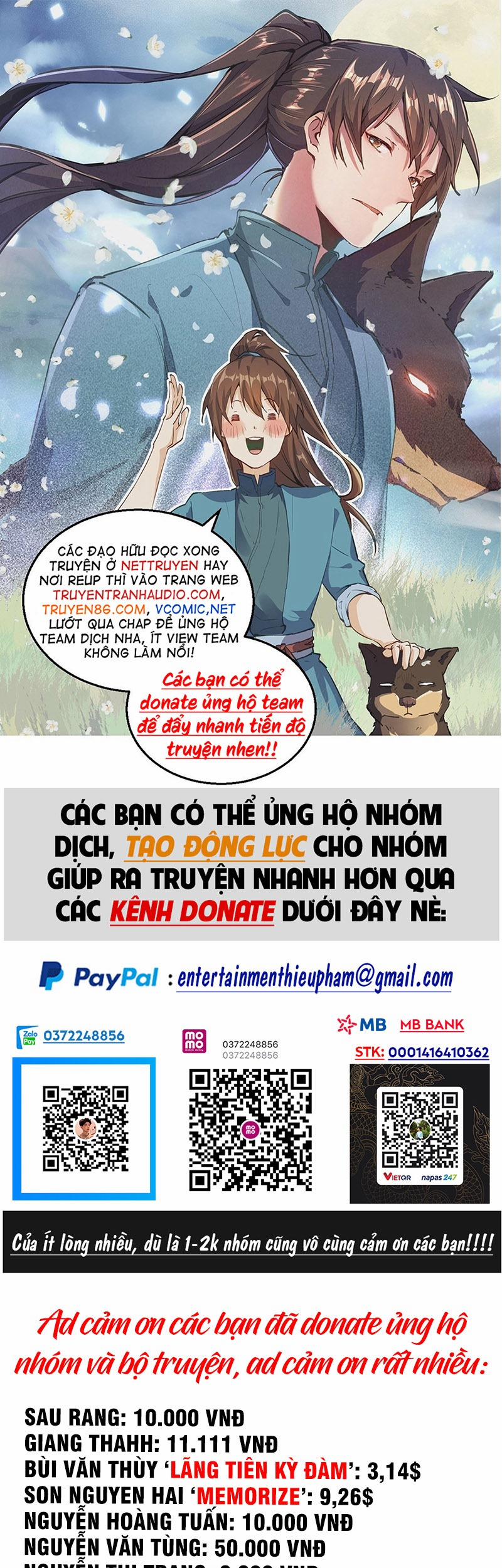Đỉnh Cấp Khí Vận, Lặng Lẽ Tu Luyện Ngàn Năm 5 trang 0
