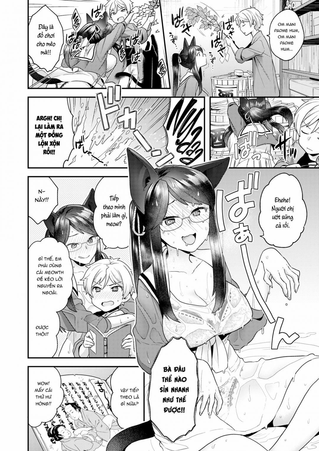 Dính lời nguyền của thần mèo Oneshot trang 8