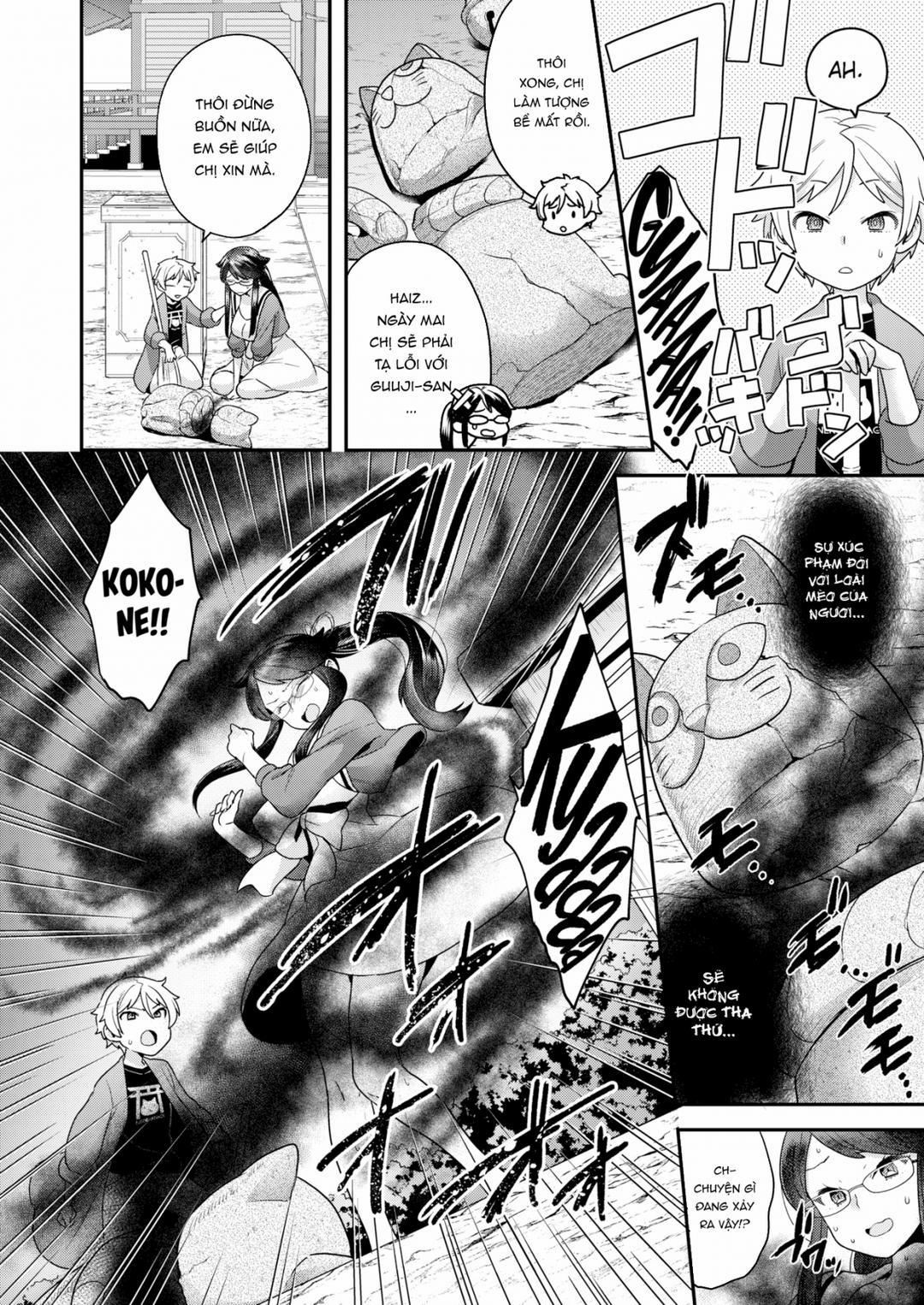 Dính lời nguyền của thần mèo Oneshot trang 4