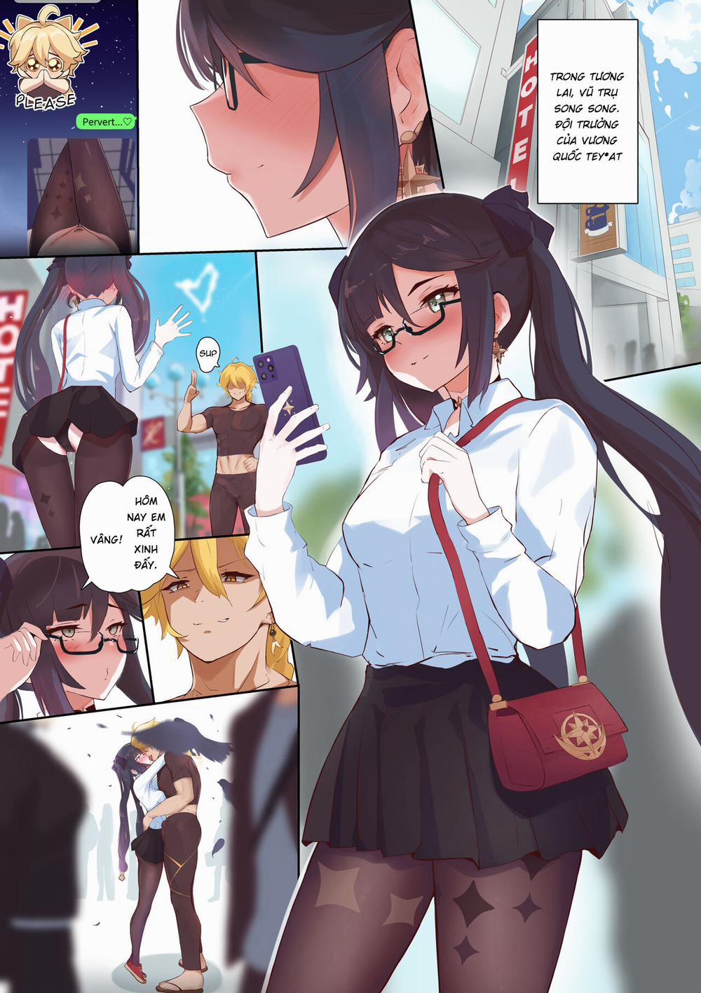 Địt Nhau Đến Sáng Cùng Em Mona Ở Khách Sạn Tình Yêu Oneshot nứng trang 3