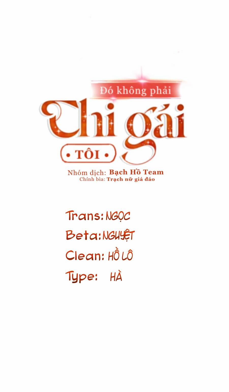 Đó Không Phải Chị Gái Tôi 31 trang 1
