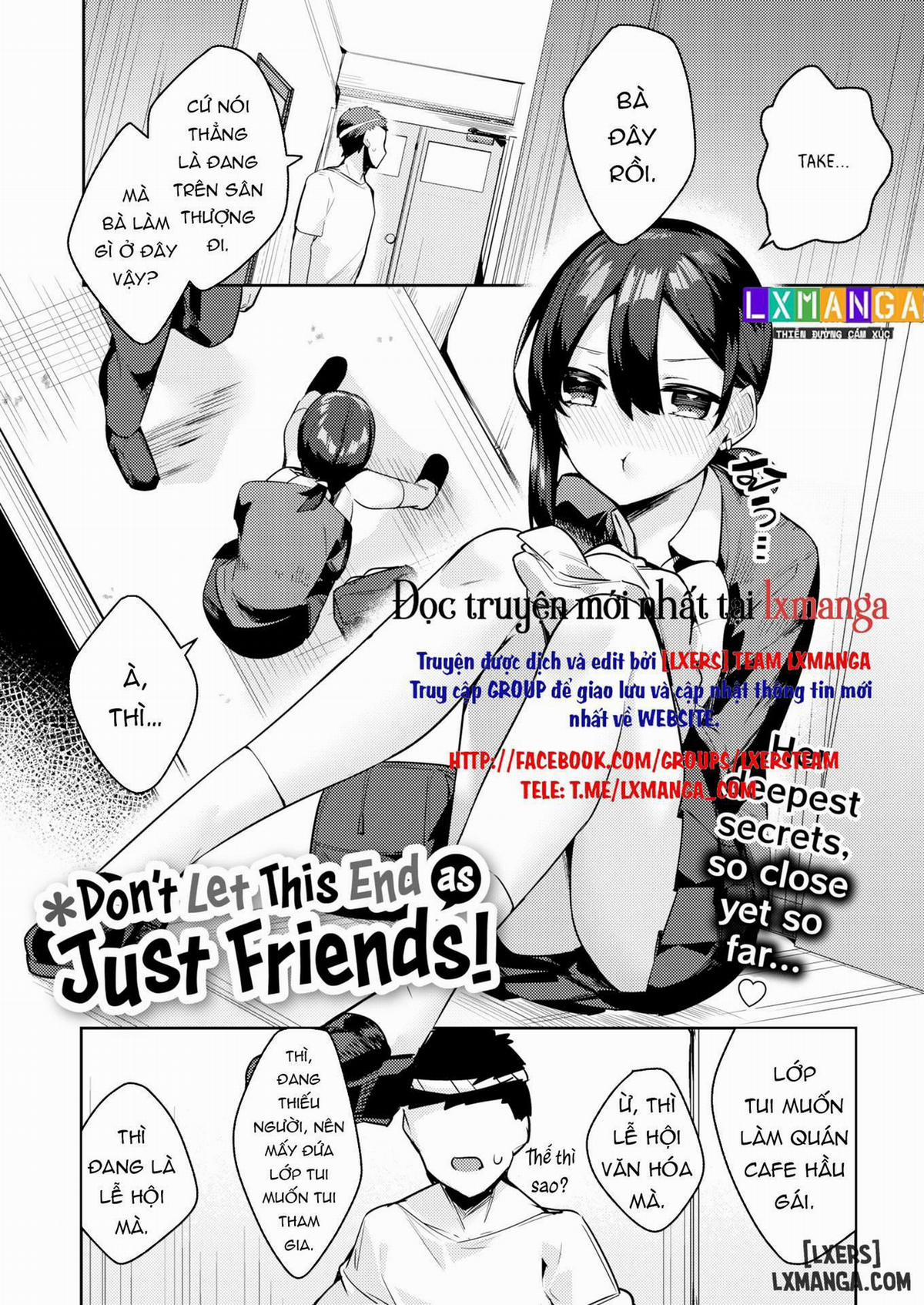 Don't Let This End as Just Friends! Comic X-Eros #100 Oneshot trang 1