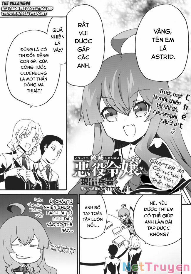 Doushitemo Hametsushitakunai Akuyaku Reijou Ga Gendai Heiki Wo Te Ni Shita Kekka Ga Kore Desu 30 trang 1