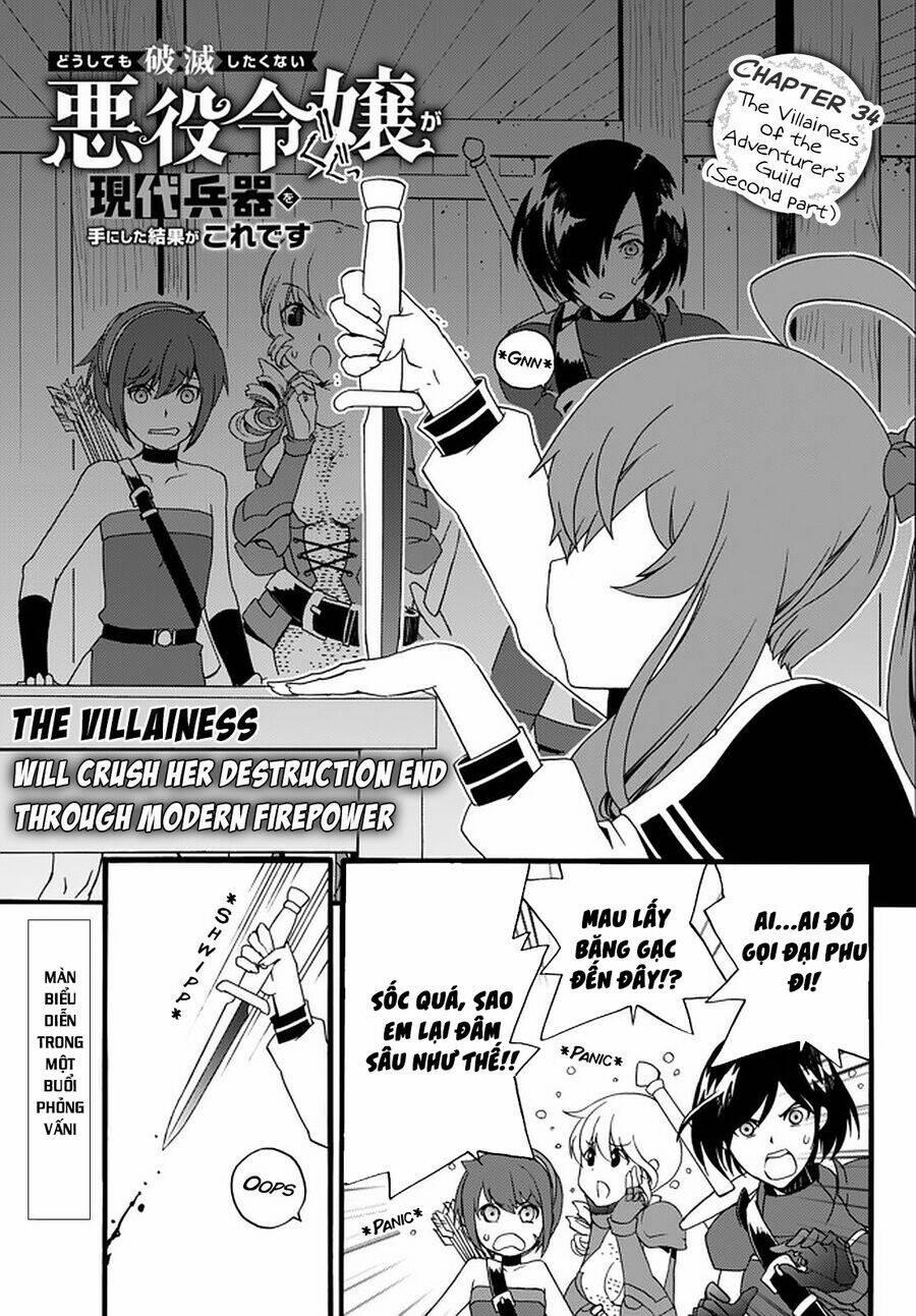 Doushitemo Hametsushitakunai Akuyaku Reijou Ga Gendai Heiki Wo Te Ni Shita Kekka Ga Kore Desu 34 trang 0