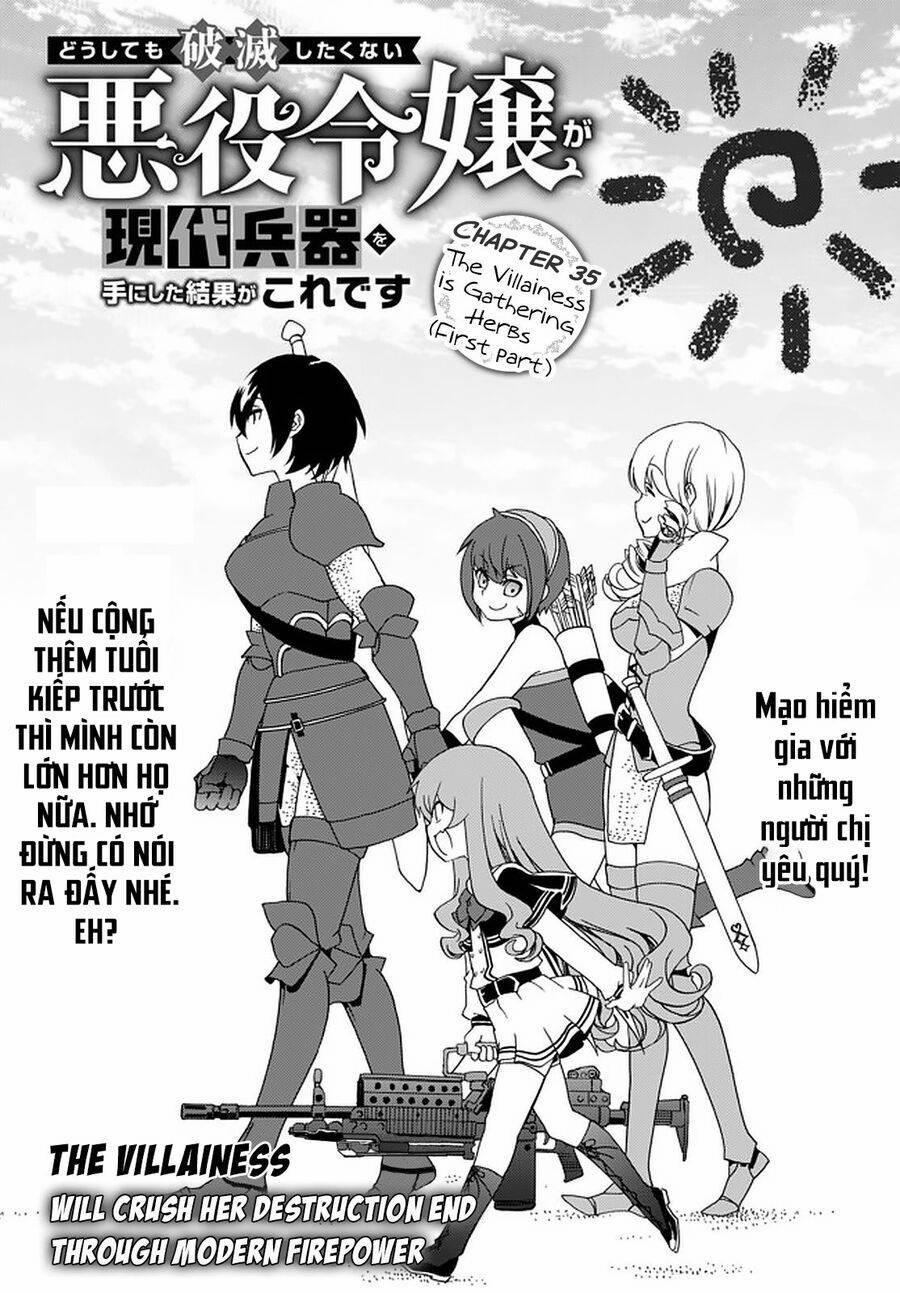 Doushitemo Hametsushitakunai Akuyaku Reijou Ga Gendai Heiki Wo Te Ni Shita Kekka Ga Kore Desu 35 trang 1