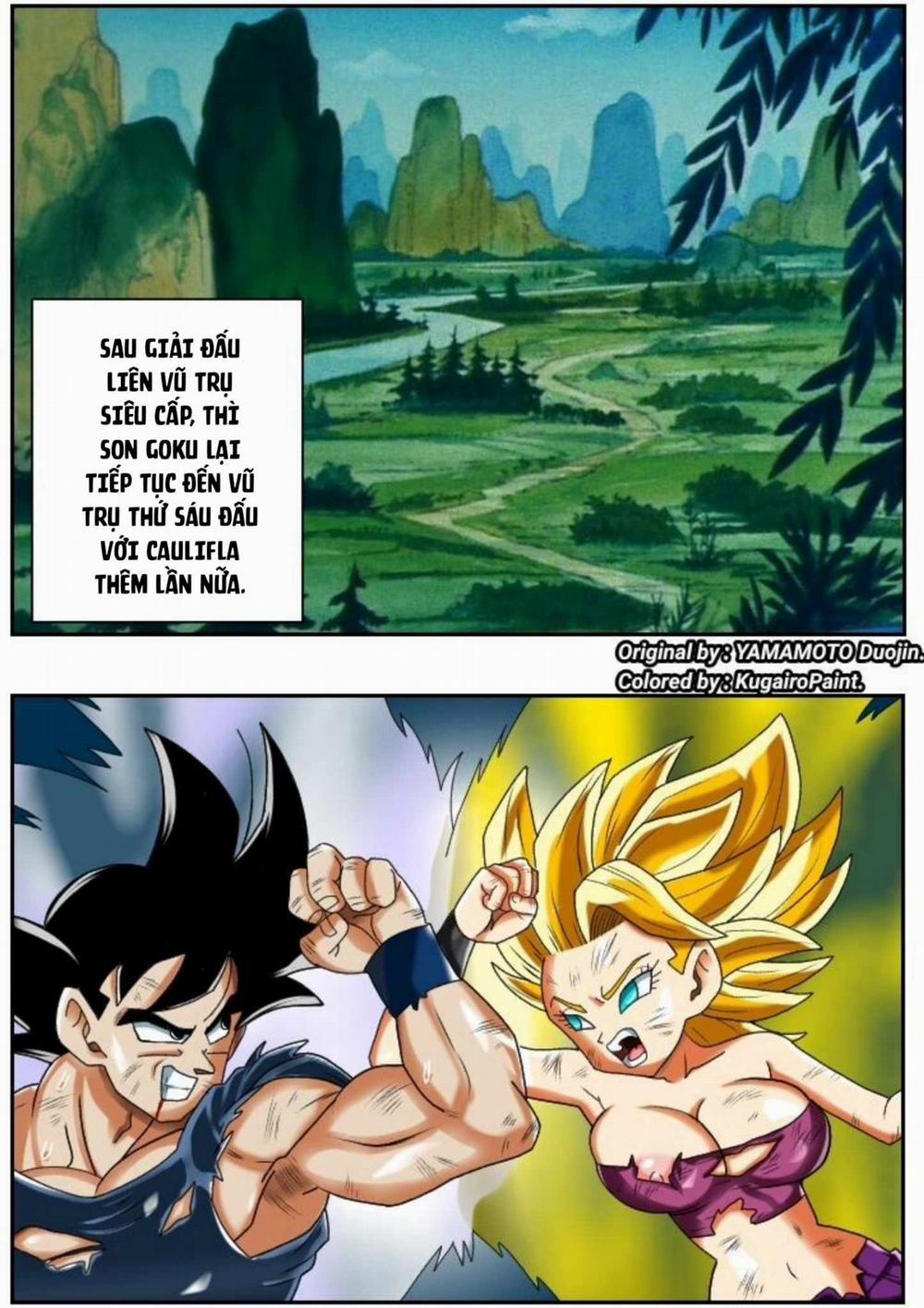 DRAGON BALL SUPER: Trận chiến ở vũ trụ thứ 6!! Oneshot: Bản màu trang 3