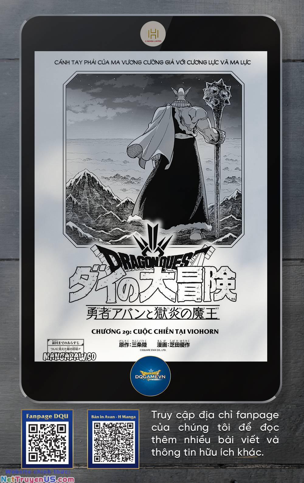 Dragon Quest - Dũng Giả Avan Và Ngục Viêm Ma Vương 29 trang 0