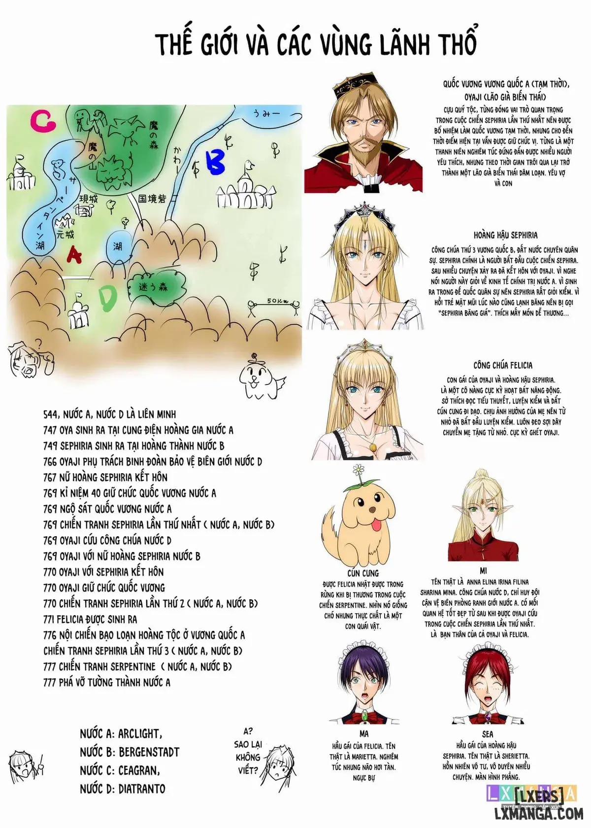 Đức vua và công chúa! Oneshot trang 3