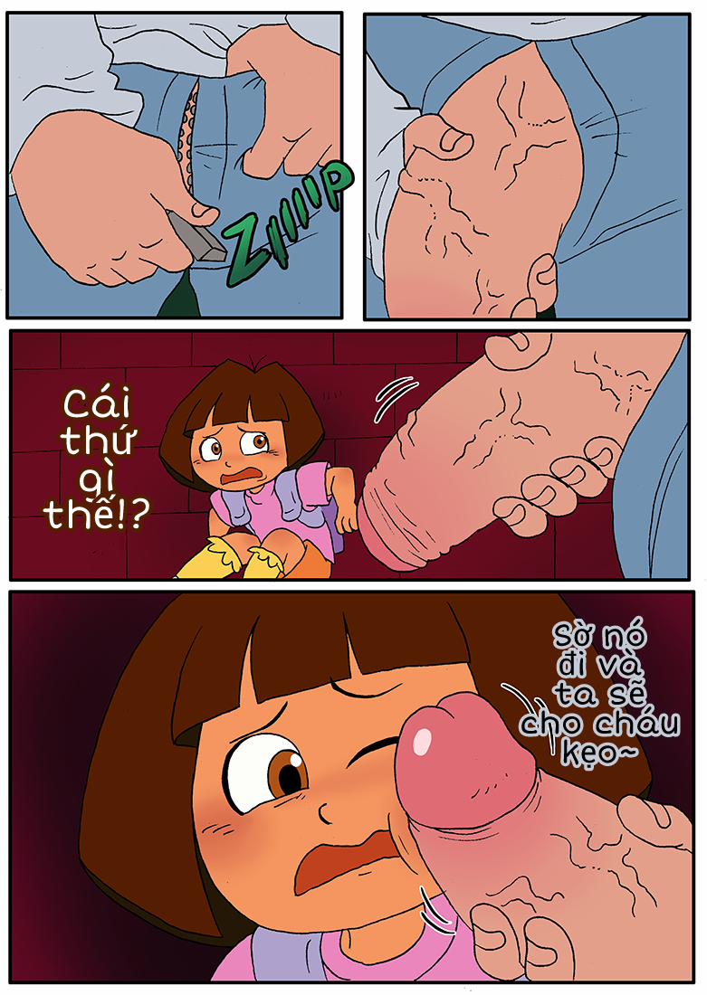 Đừng đi vào ngõ tối (Dora the Explorer) Oneshot trang 4