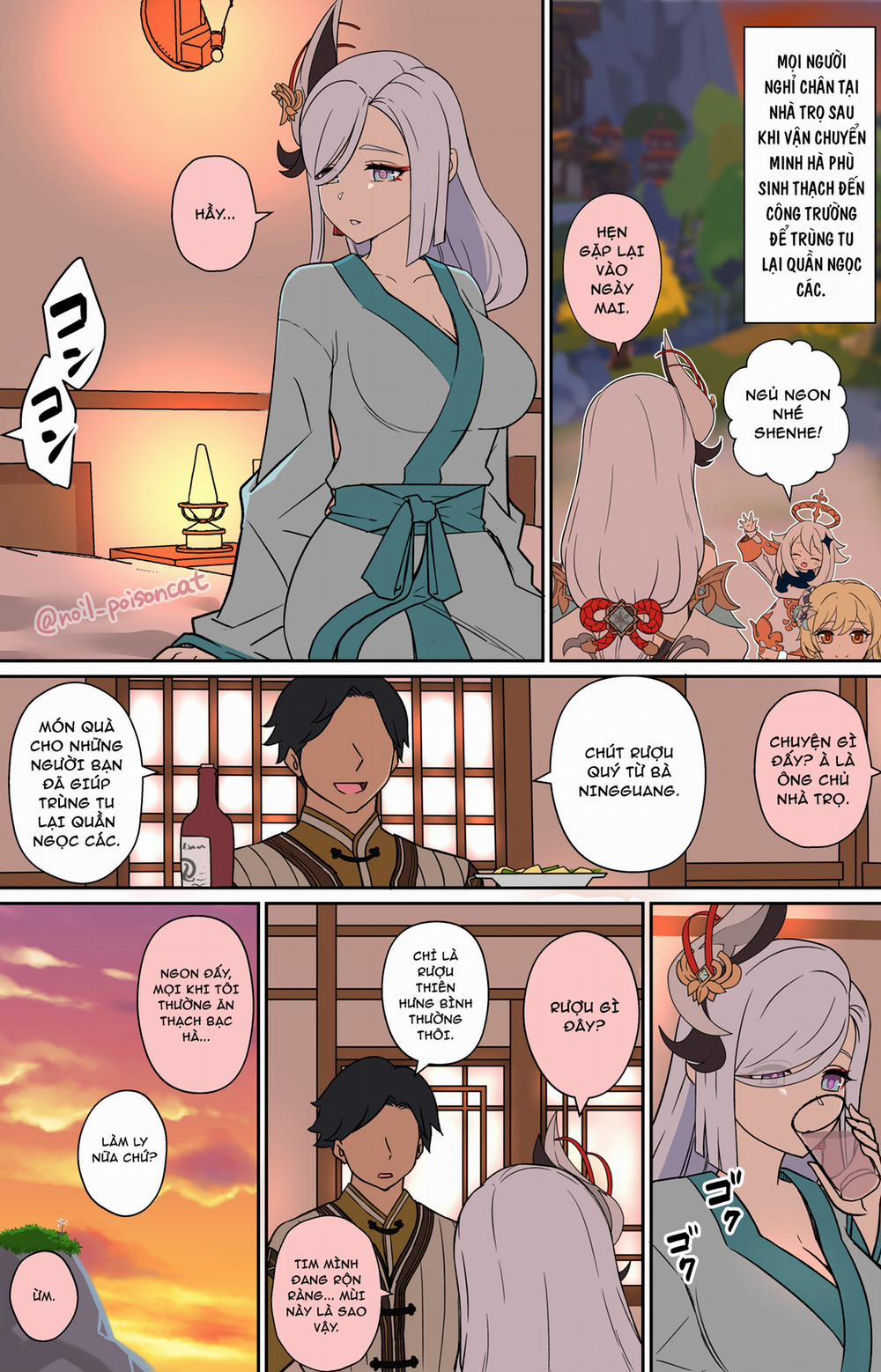 Đừng làm chuyện xấu khi Shenhe xỉn Nhớ đeo khẩu trang khi ra ngoài trang 3