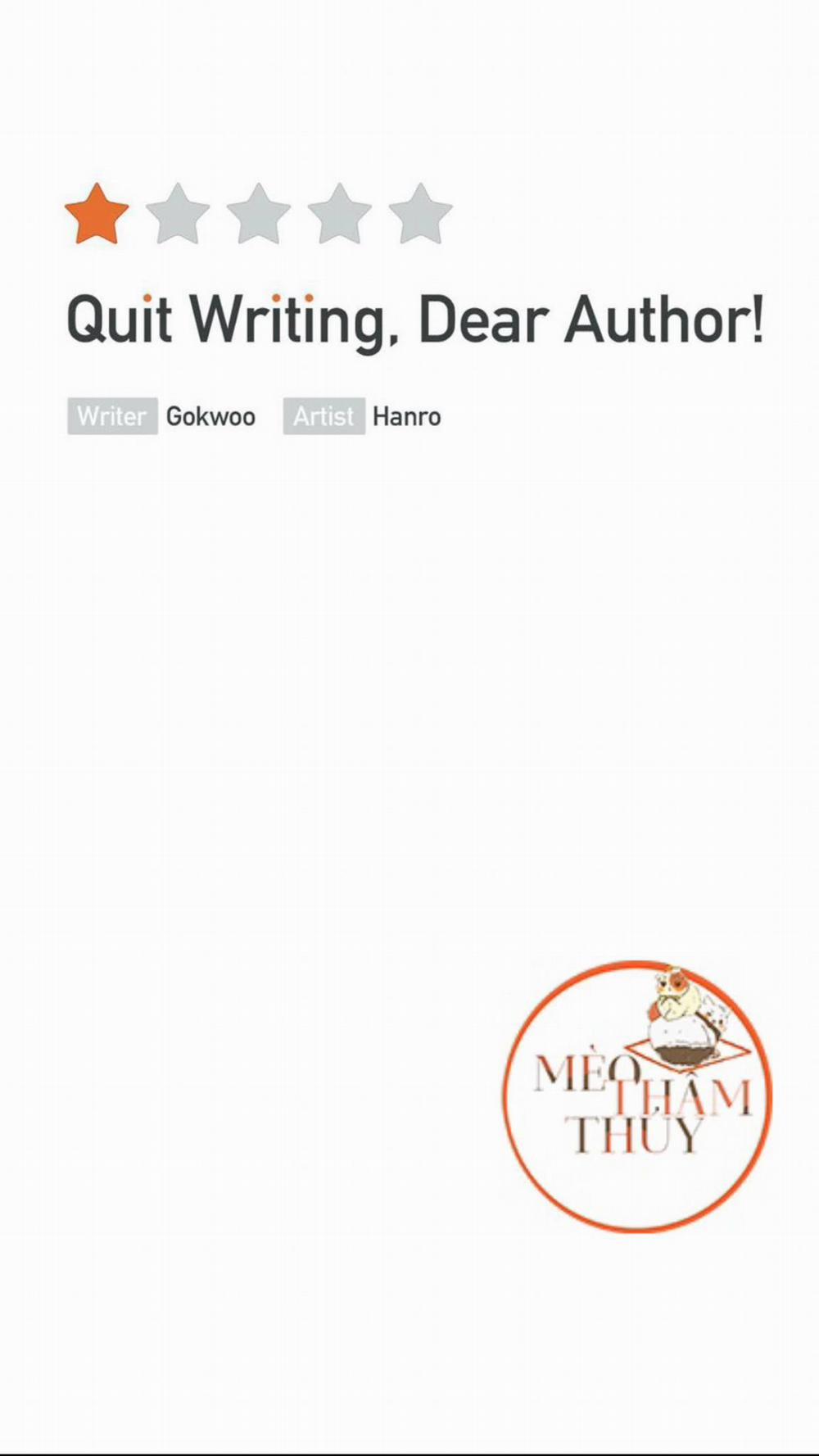 Đừng Viết Nữa, Tác Giả Thân Mến! 13 trang 20