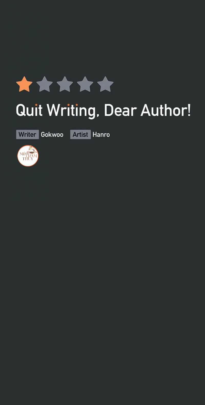 Đừng Viết Nữa, Tác Giả Thân Mến! 33 trang 27