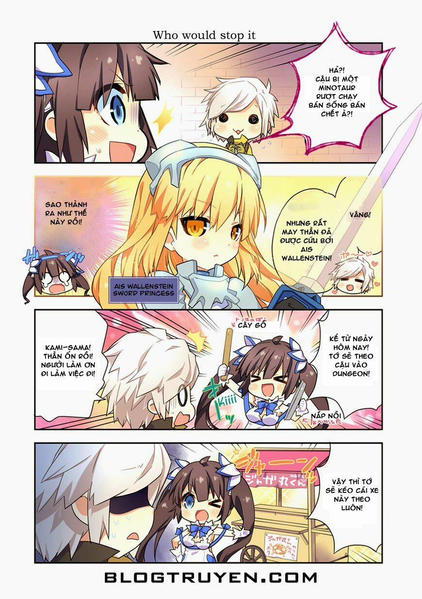 Dungeon Ni Deai O Motomeru No Wa Machigatte Iru Darou Ka 4Koma – Days Of Goddess 1 trang 8