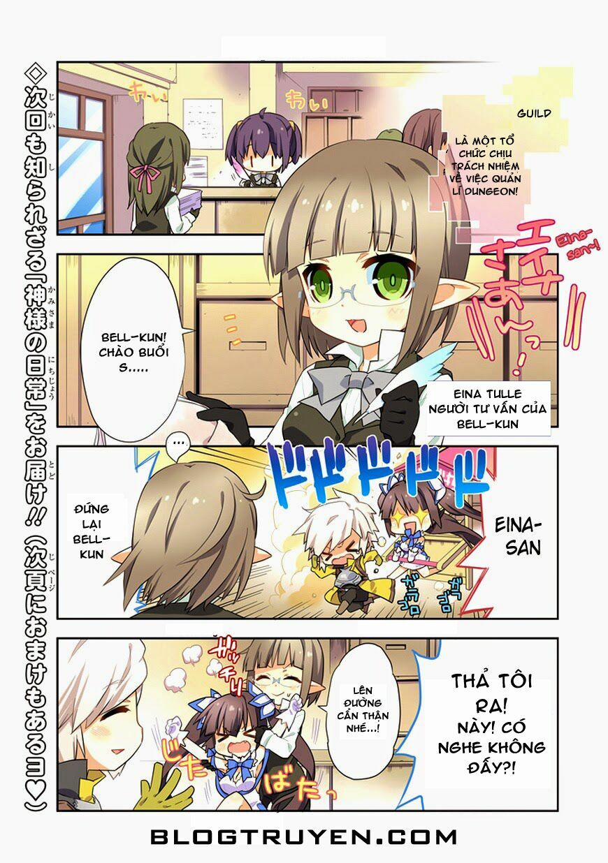 Dungeon Ni Deai O Motomeru No Wa Machigatte Iru Darou Ka 4Koma – Days Of Goddess 1 trang 9