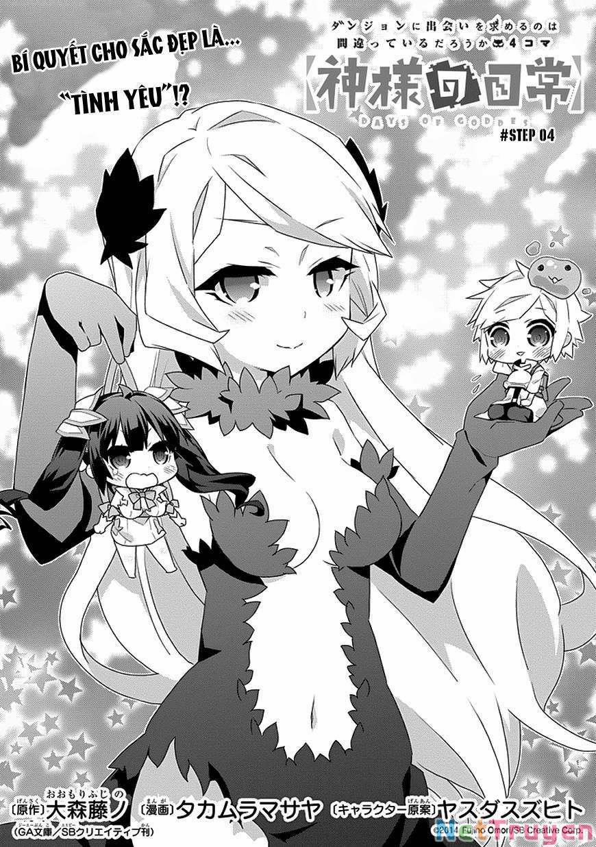 Dungeon Ni Deai O Motomeru No Wa Machigatte Iru Darou Ka 4Koma – Days Of Goddess 4 trang 3