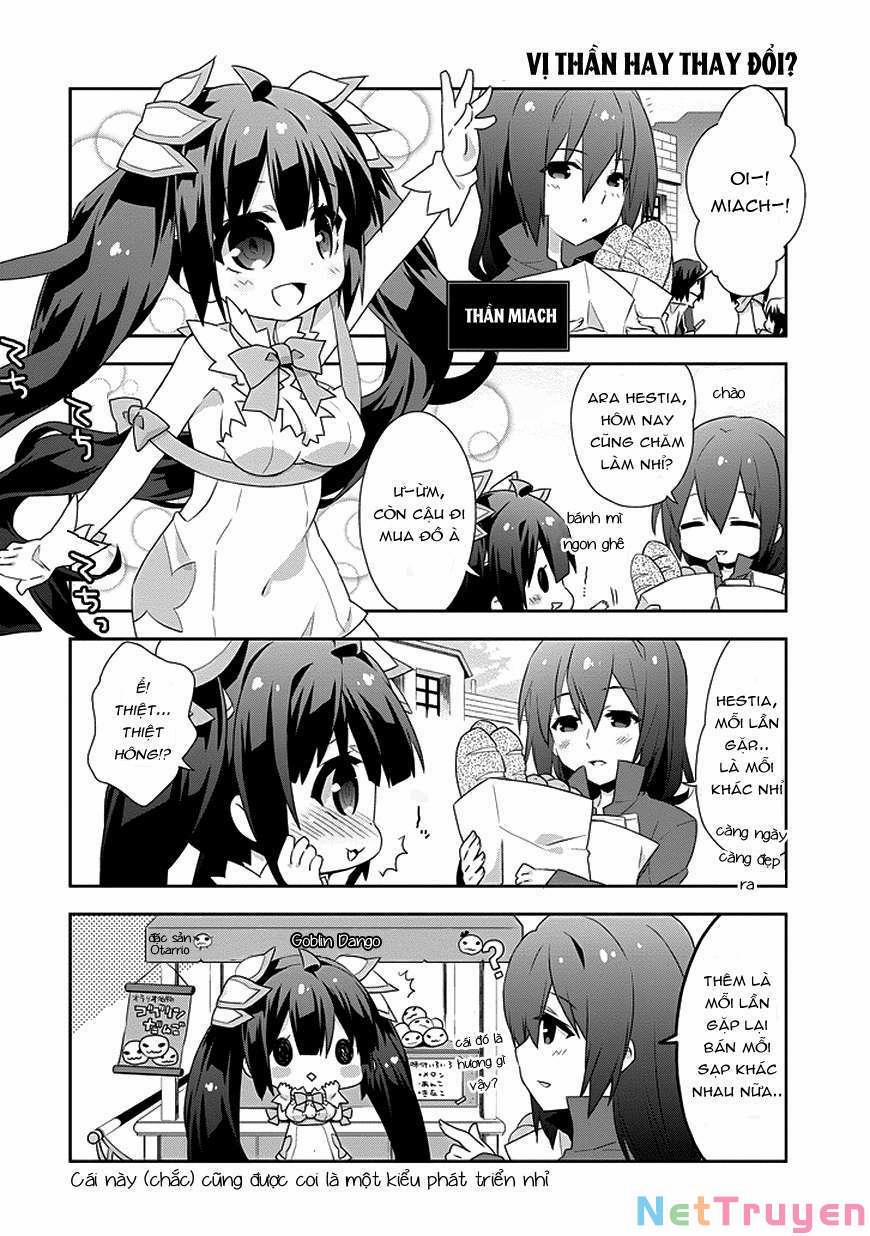 Dungeon Ni Deai O Motomeru No Wa Machigatte Iru Darou Ka 4Koma – Days Of Goddess 4 trang 4