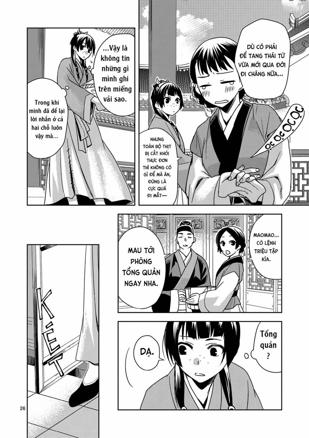 Dược Sư Tự Sự – Nhật Ký Giải Mã Bí Ẩn Chốn Hậu Cung Của Maomao 1 trang 24