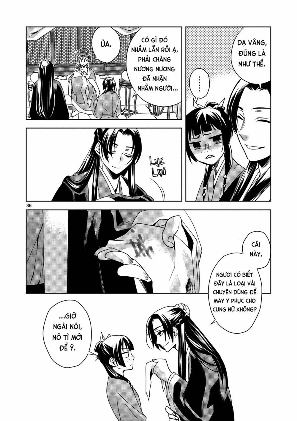 Dược Sư Tự Sự – Nhật Ký Giải Mã Bí Ẩn Chốn Hậu Cung Của Maomao 1 trang 34