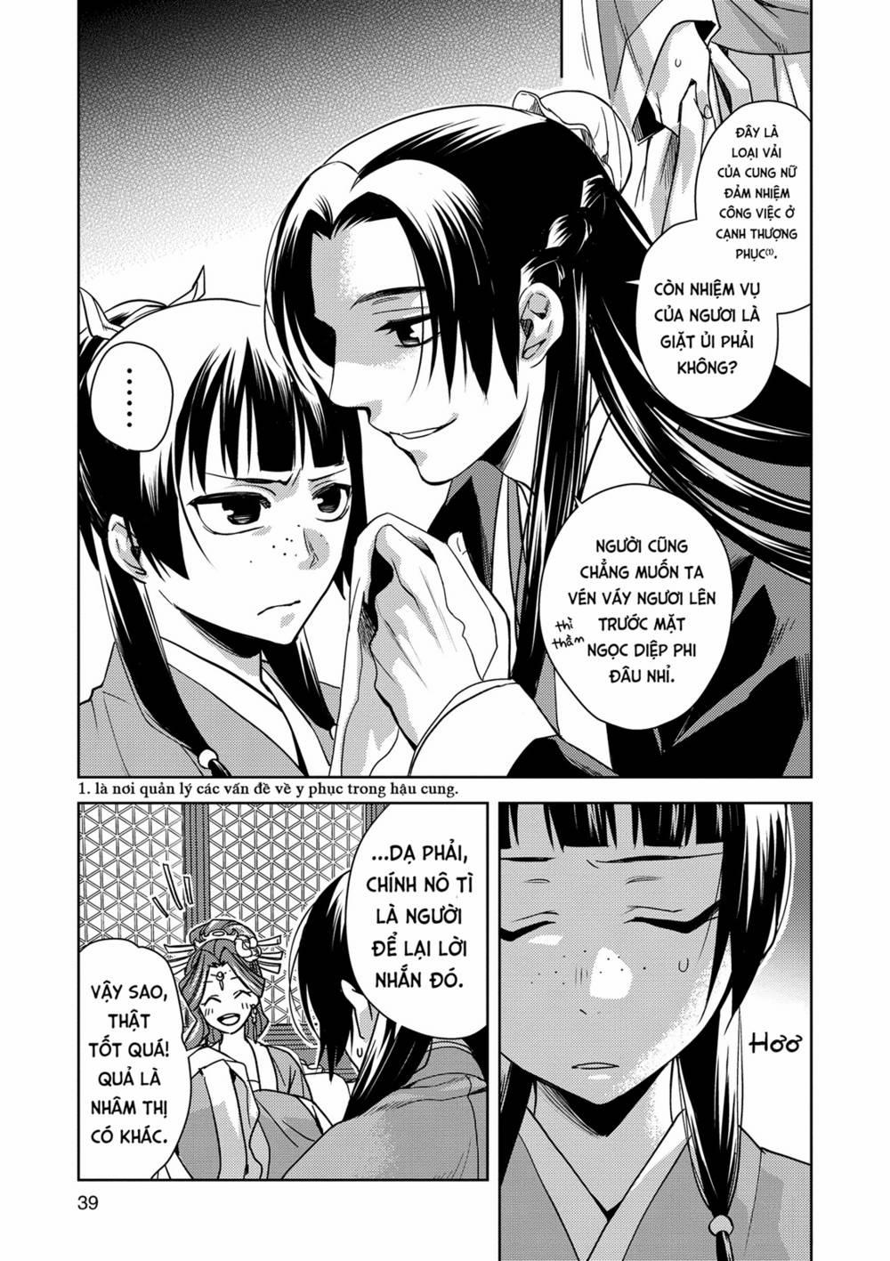 Dược Sư Tự Sự – Nhật Ký Giải Mã Bí Ẩn Chốn Hậu Cung Của Maomao 1 trang 35