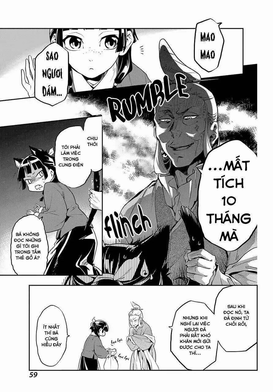 Dược Sư Tự Sự – Nhật Ký Giải Mã Bí Ẩn Chốn Hậu Cung Của Maomao 11 trang 11