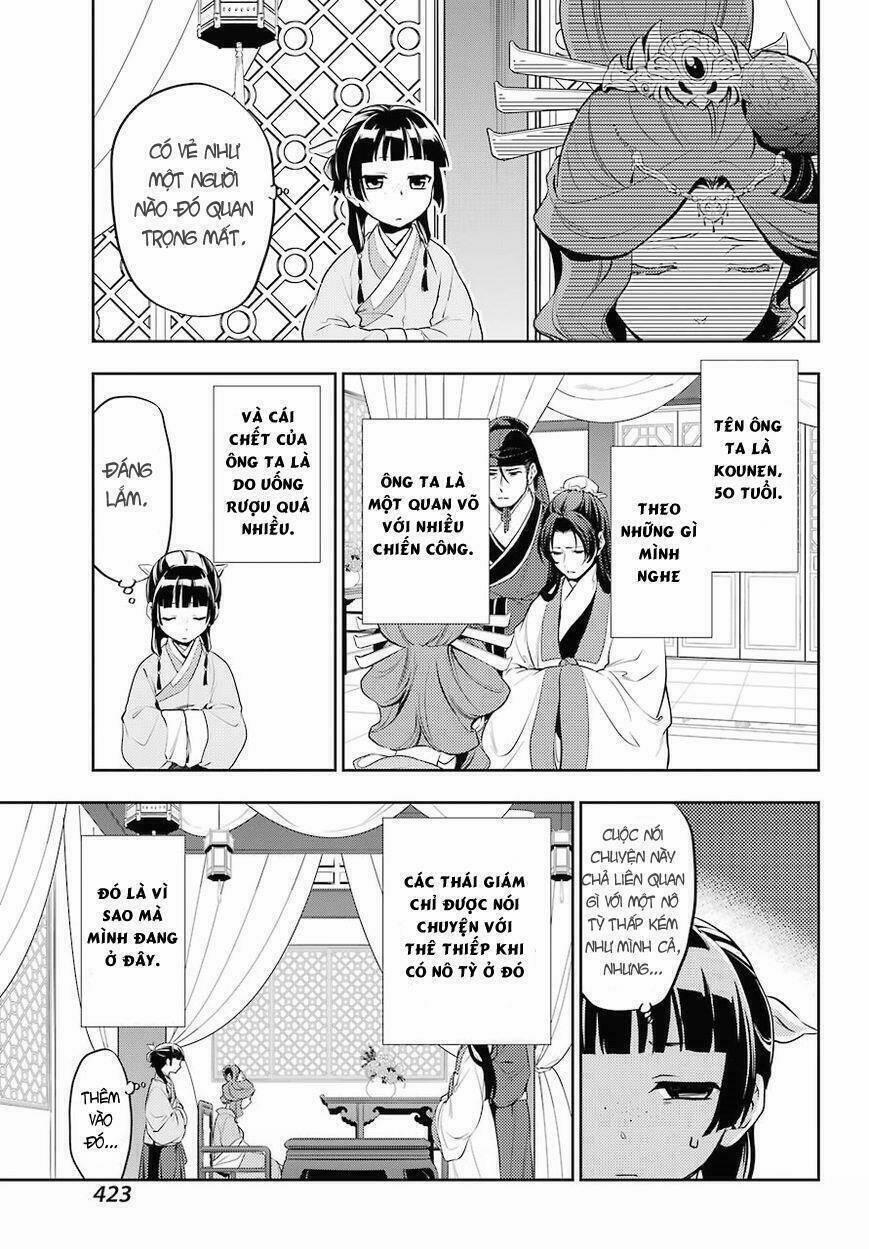 Dược Sư Tự Sự – Nhật Ký Giải Mã Bí Ẩn Chốn Hậu Cung Của Maomao 13 trang 22