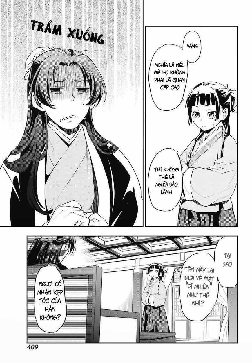 Dược Sư Tự Sự – Nhật Ký Giải Mã Bí Ẩn Chốn Hậu Cung Của Maomao 13 trang 8