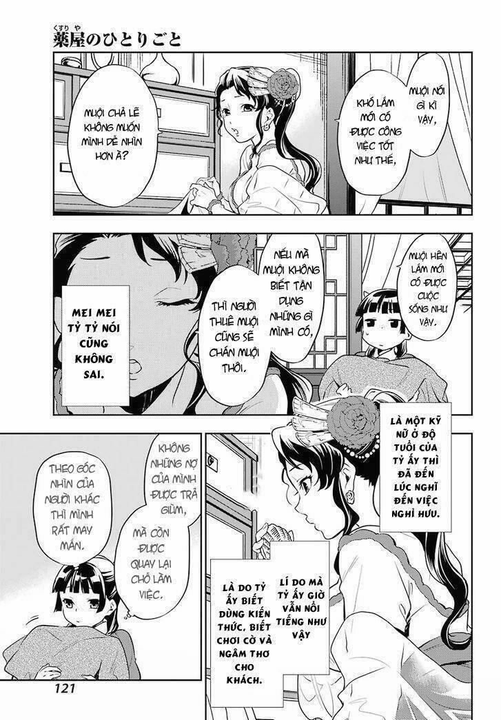 Dược Sư Tự Sự – Nhật Ký Giải Mã Bí Ẩn Chốn Hậu Cung Của Maomao 21 trang 2